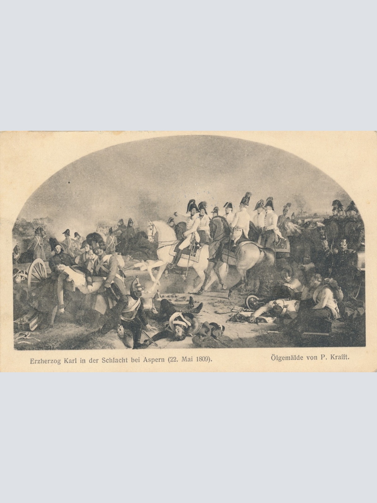 AK, Erzherzog Karl in der Schlacht bei Aspern, Wien (S1360)