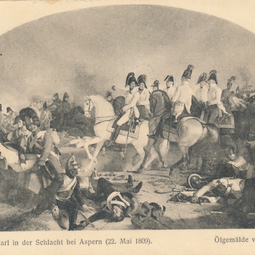 AK, Erzherzog Karl in der Schlacht bei Aspern, Wien (S1360)
