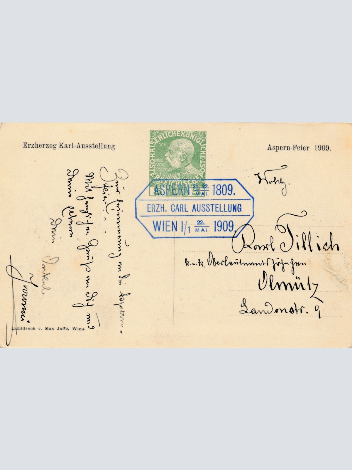 AK, Erzherzog Karl in der Schlacht bei Aspern, Wien (S1360)