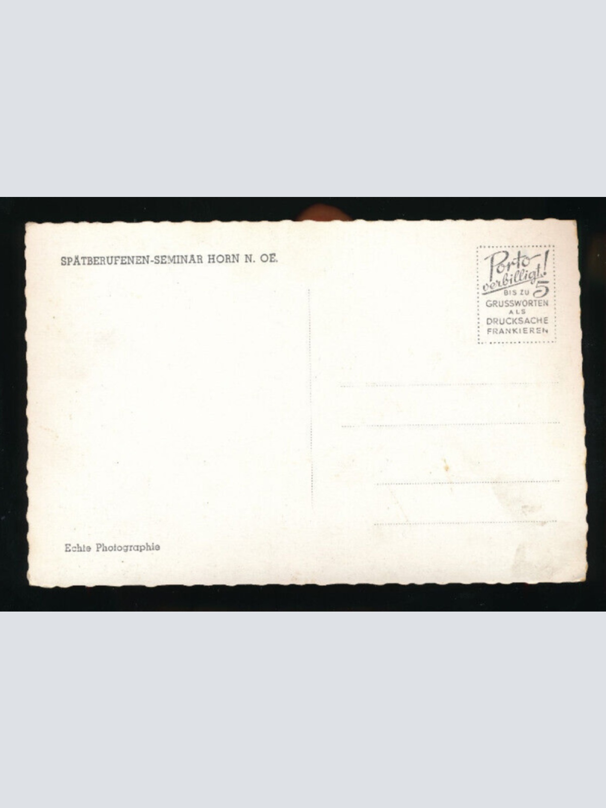 AK aus Horn Niederösterreich Spätberufenen Seminar (5639)
