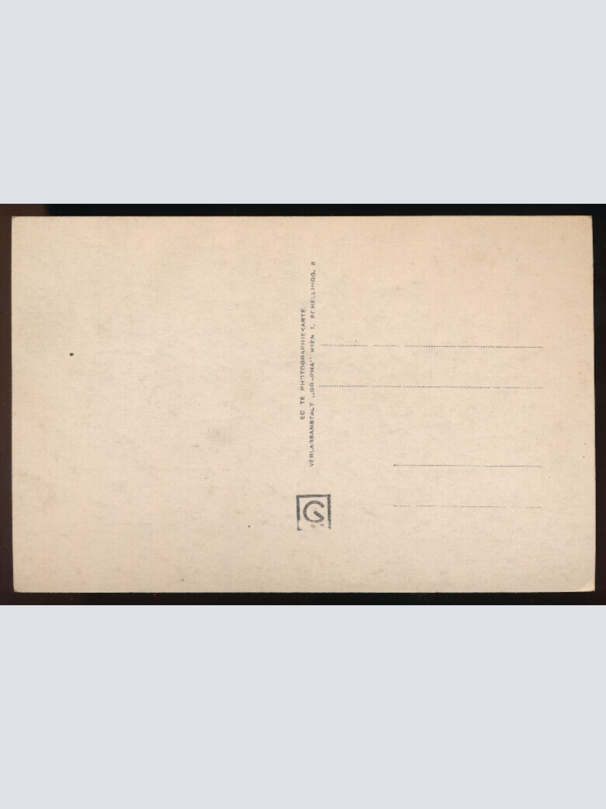 AK aus Wien Eisstoss 1929 (5485)