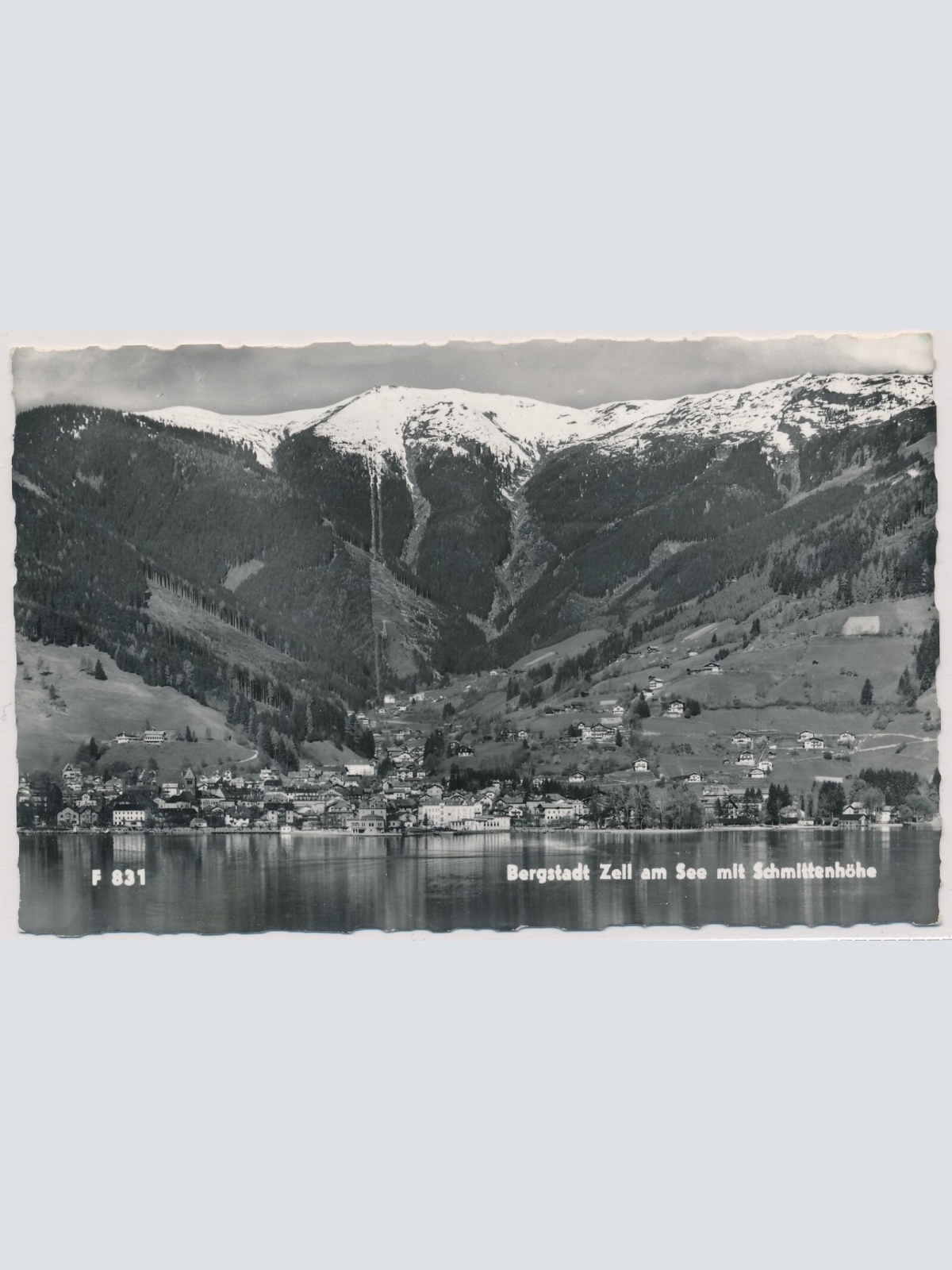 AK, Bergstadt Zell am See mit Schmittenhöhe, Salzburg (S1384)