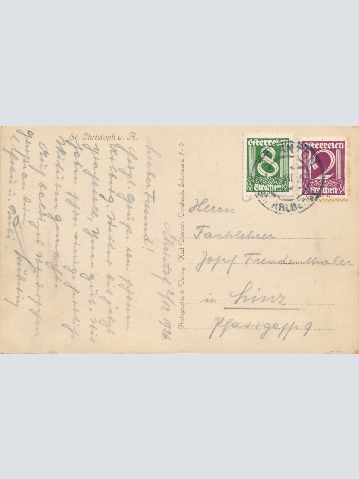 AK, Sankt Christoph am Arlberg, Tirol (S1388)