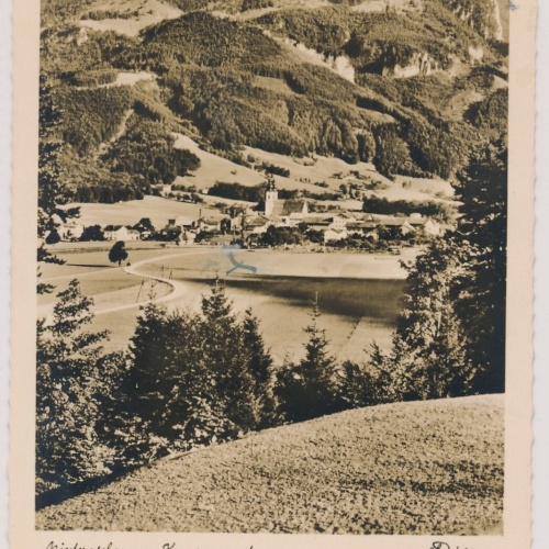 AK, Niederaschau m. Kampenwand, Bayern (S1498)