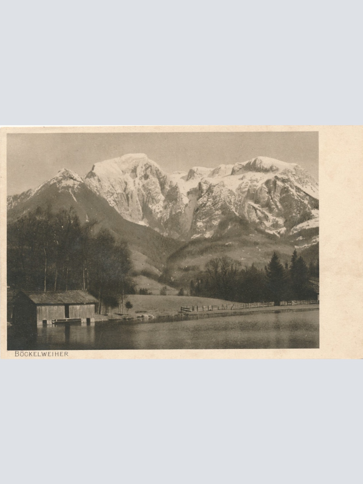 AK, Böckelweiher bei Berchtesgaden, Bayern (S1520)