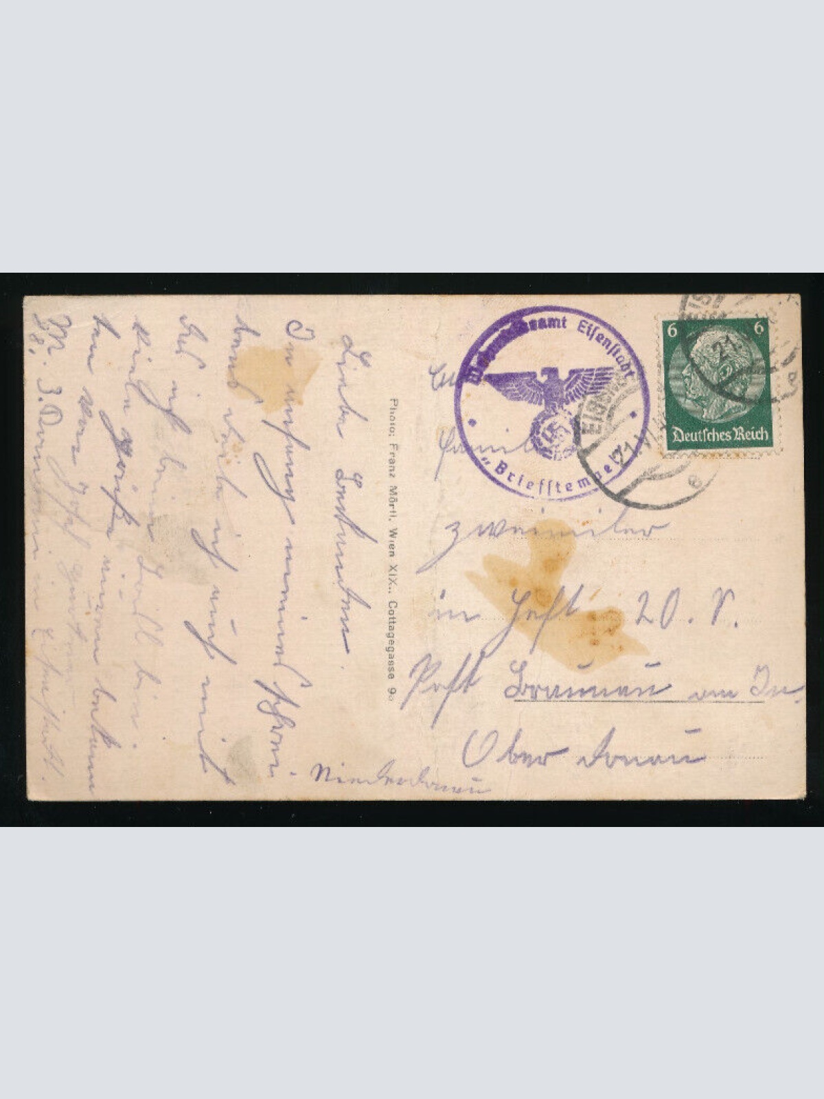 AK aus Eisenstadt mit Kaserne Niederösterreich (5710)