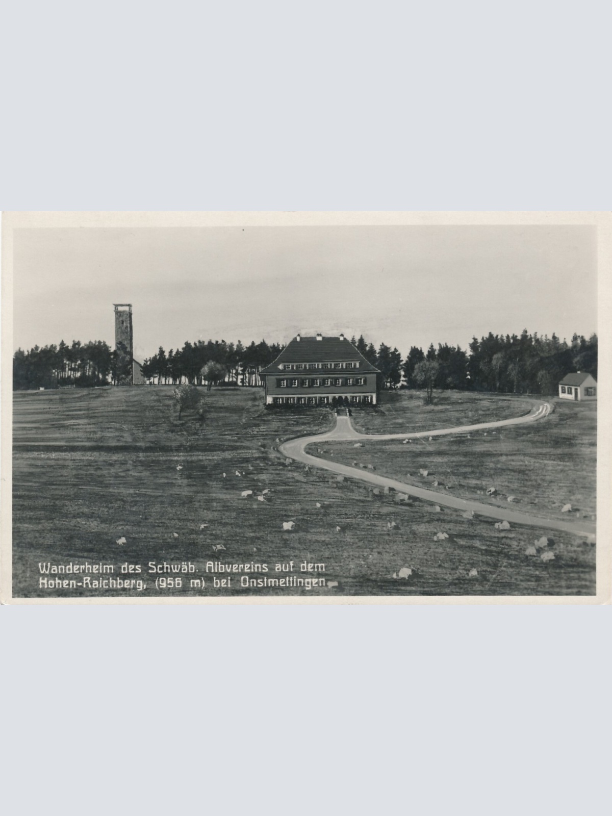 AK, Wanderheim des Schwäb. Albvereins auf dem Hohen-Raichberg (S1351)