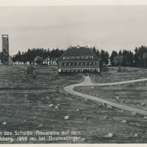 AK, Wanderheim des Schwäb. Albvereins auf dem Hohen-Raichberg (S1351)