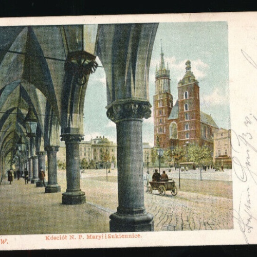 AK aus Krakau - Krakow Maryi i Sukiennice Polen (5058)