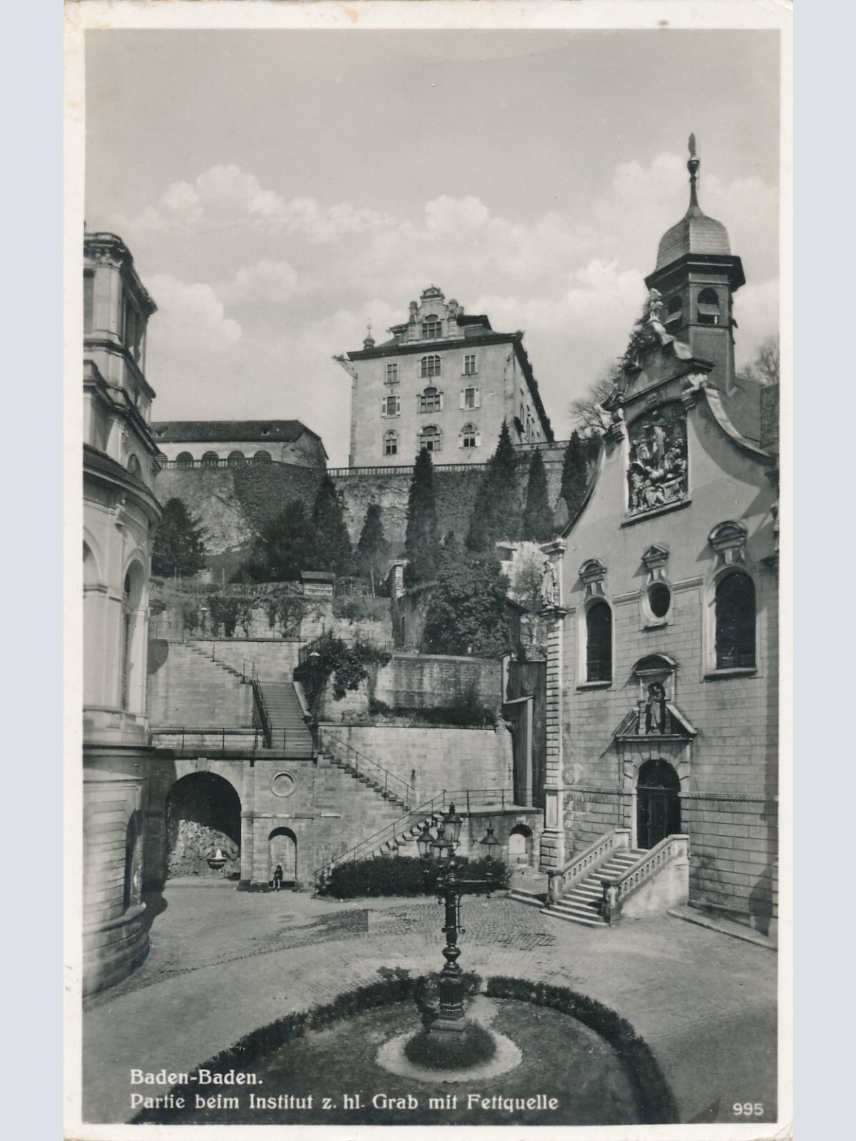 AK, Baden-Baden, Baden-Württemberg, Partie beim Institut  (S1257)