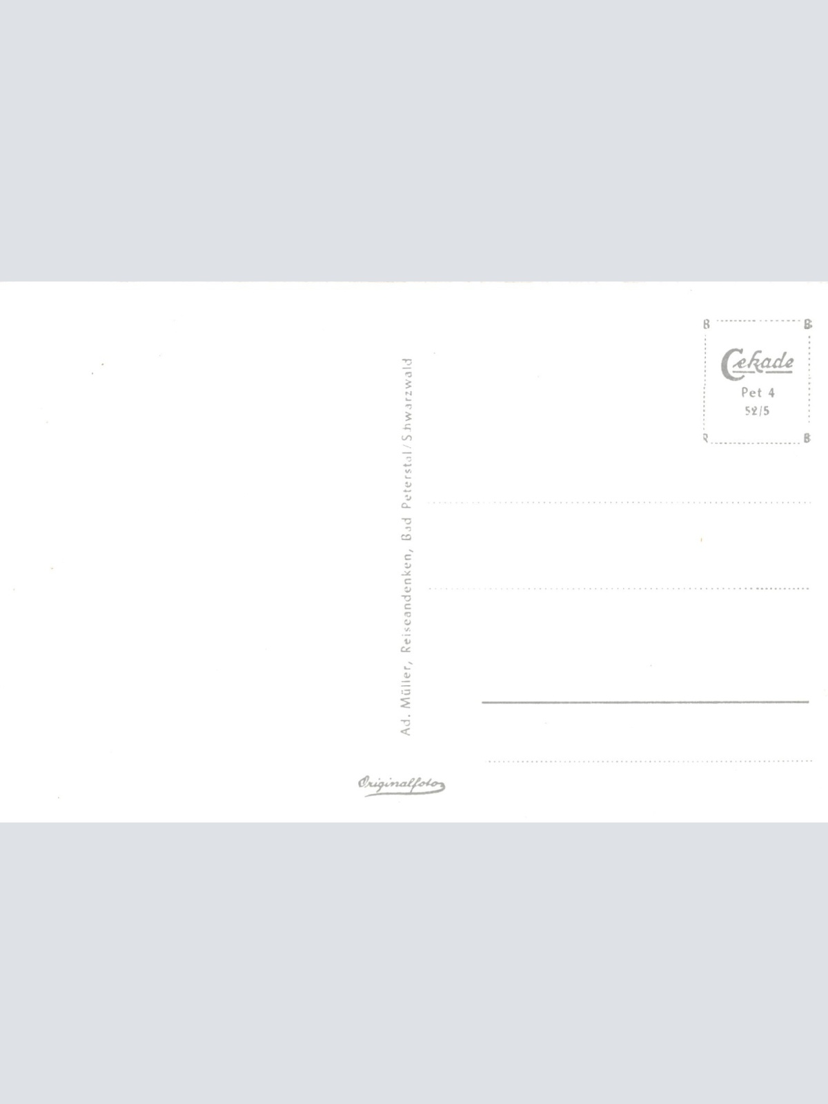 AK Kneipp- u. Mineralbad Bad Peterstal / Schwarzwald, Baden-Württemberg  (S1262)