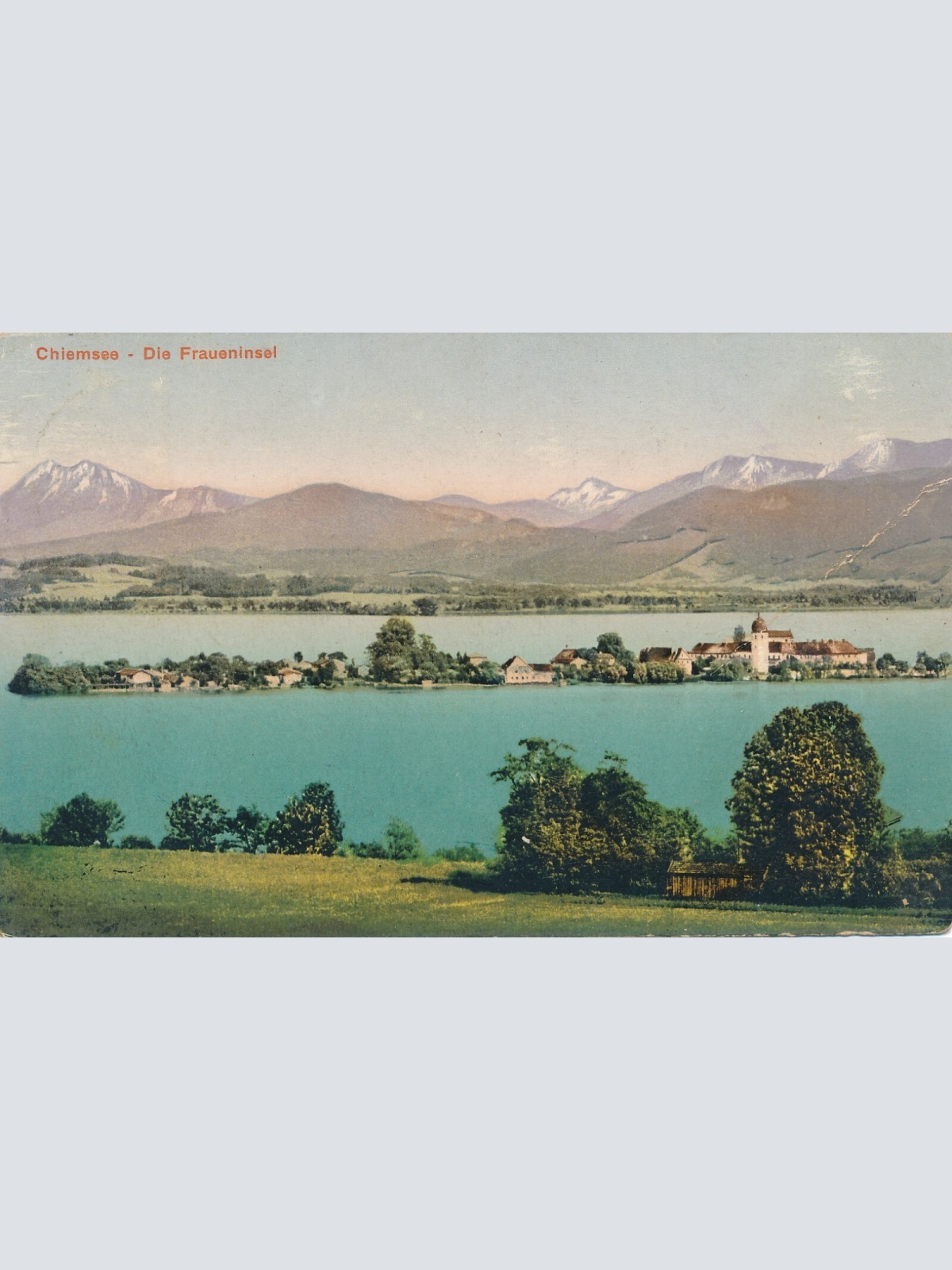 AK, Chiemsee, Die Fraueninsel, Bayern (S1281)