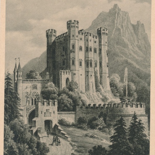 AK, Schloss Hohenschangau, Bayern (S1270)