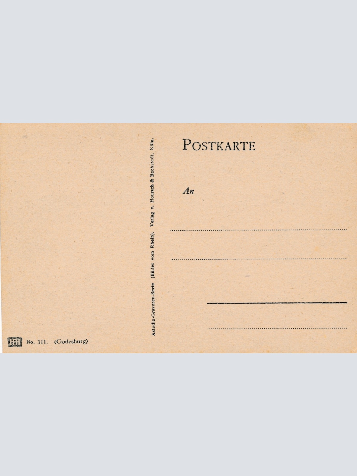 AK, Die Godesburg, Bad Godesberg, Rheinland-Pfalz (S1318)