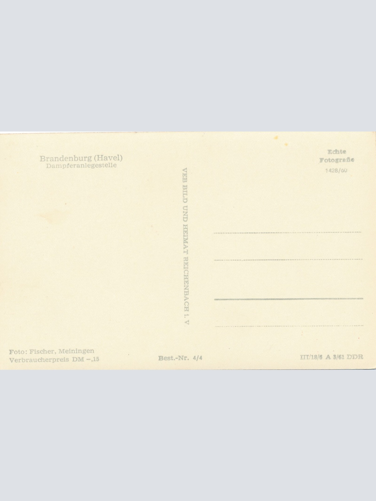 AK, Brandenburg an der Havel, Dampferanlegestelle (S1324)