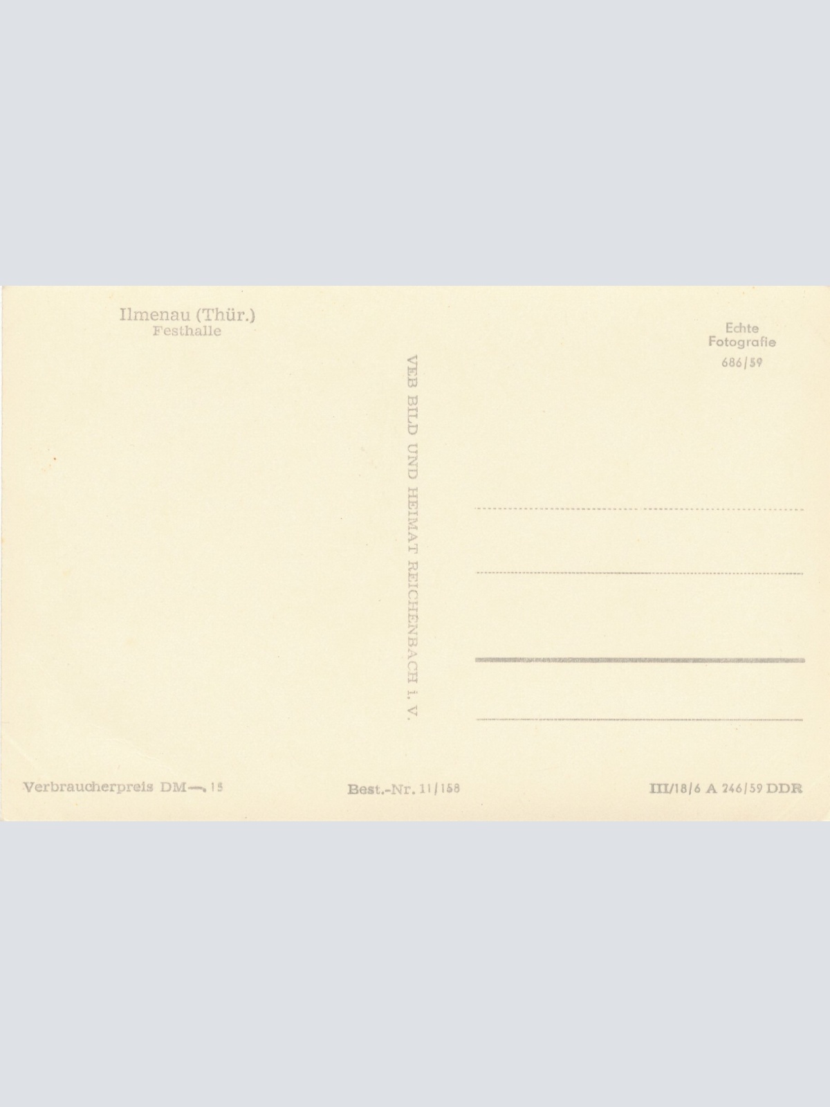 AK, Ilmenau, Thüringen, Festhalle (S1325)