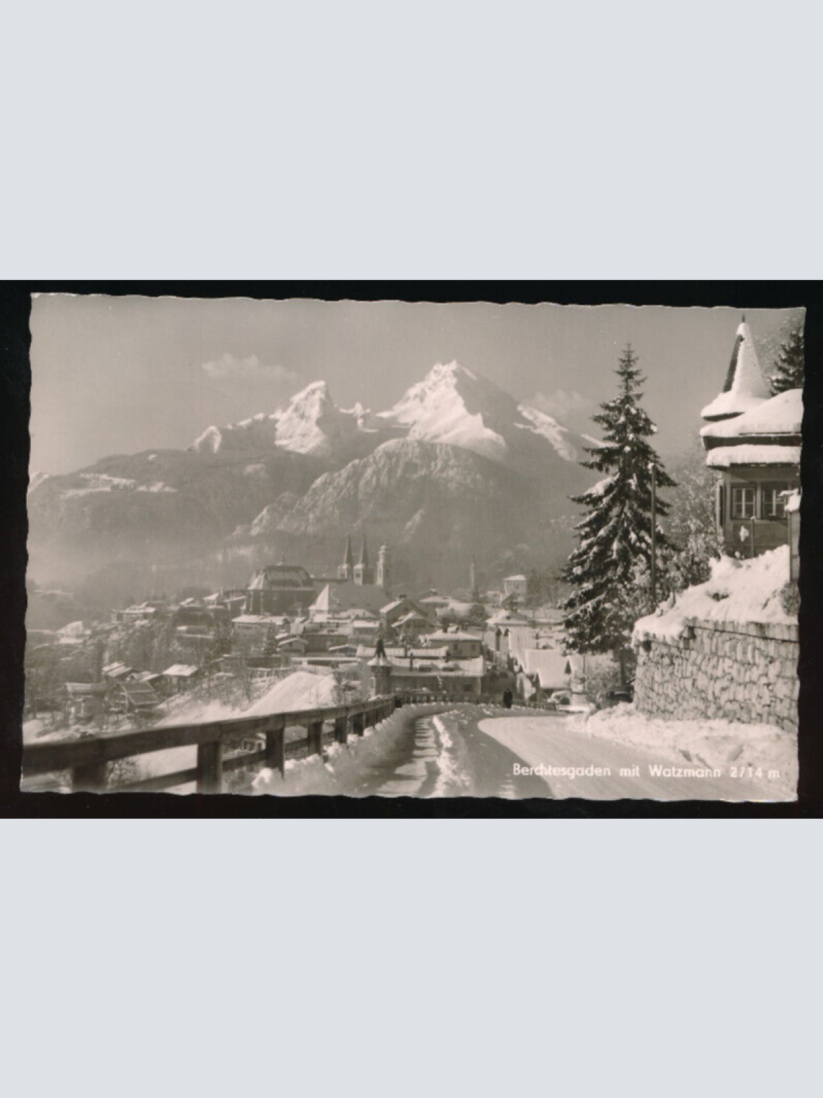 AK aus Berchtesgaden mit Watzmann Bayern (5840)