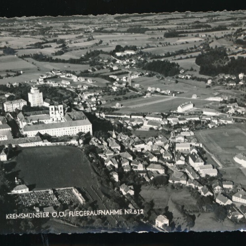 AK aus Kremsmünster Fliegeraufnahme Oberösterreich (5828)