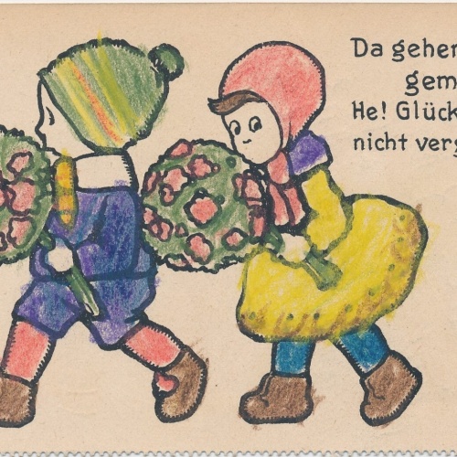 AK, Da gehen zwei gemessen. He! Glückwunsch nicht vergessen! (S1636)