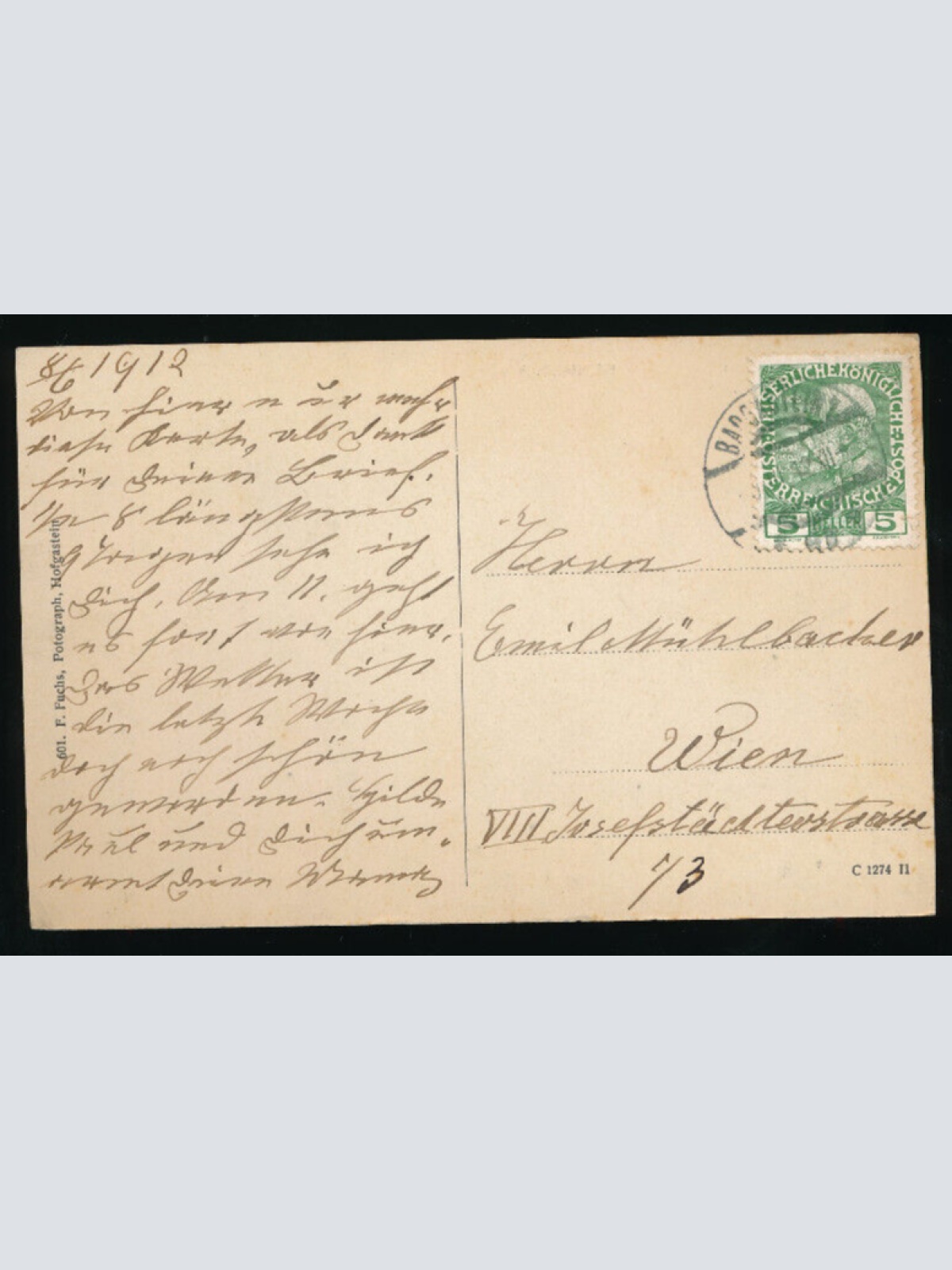 AK aus Badgastein Salzburg (5821)