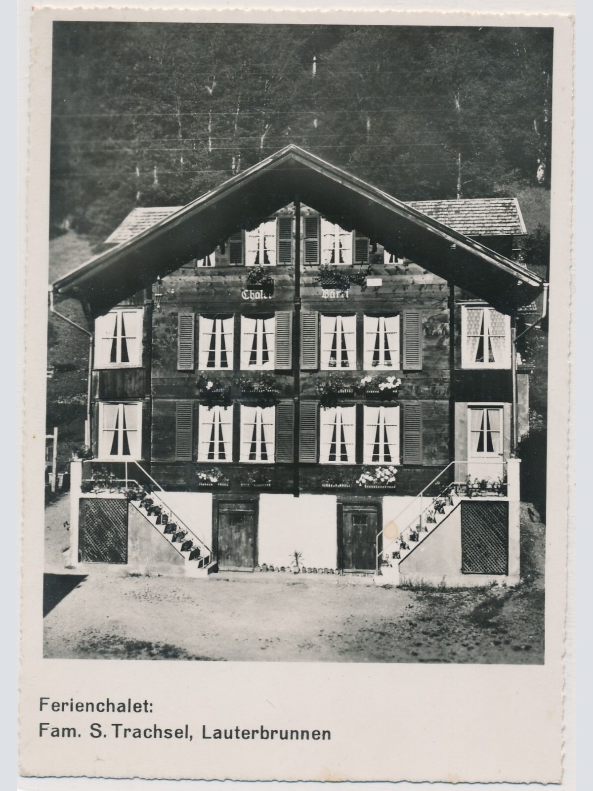 AK, Ferienchalet, Fam. S. Trachsel, Lauterbrunnen (S1651)