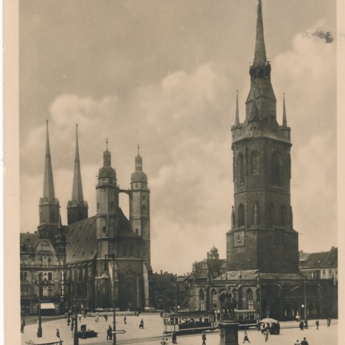 AK, Haale, Saale, Markt, Sachsen-Anhalt (S1336)