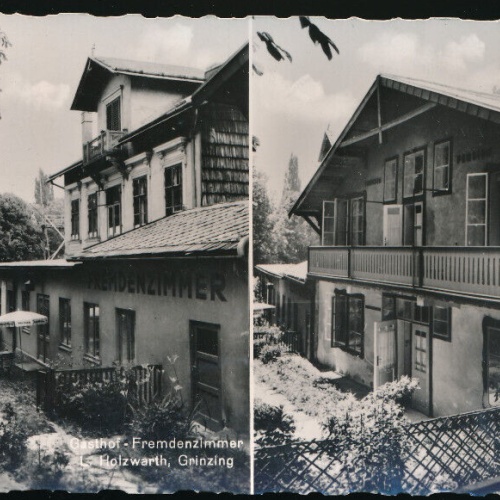 AK aus Wien - Grinzing mit Gasthof Fremdenzimmer Wien (5519)