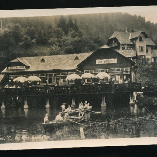 AK aus Lunz am See Terassenkaffee Niederösterreich (5859)