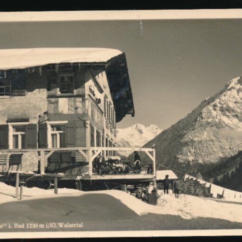 AK vom Gasthaus Rose i. Bad Walserthal Vorarlberg (5330)