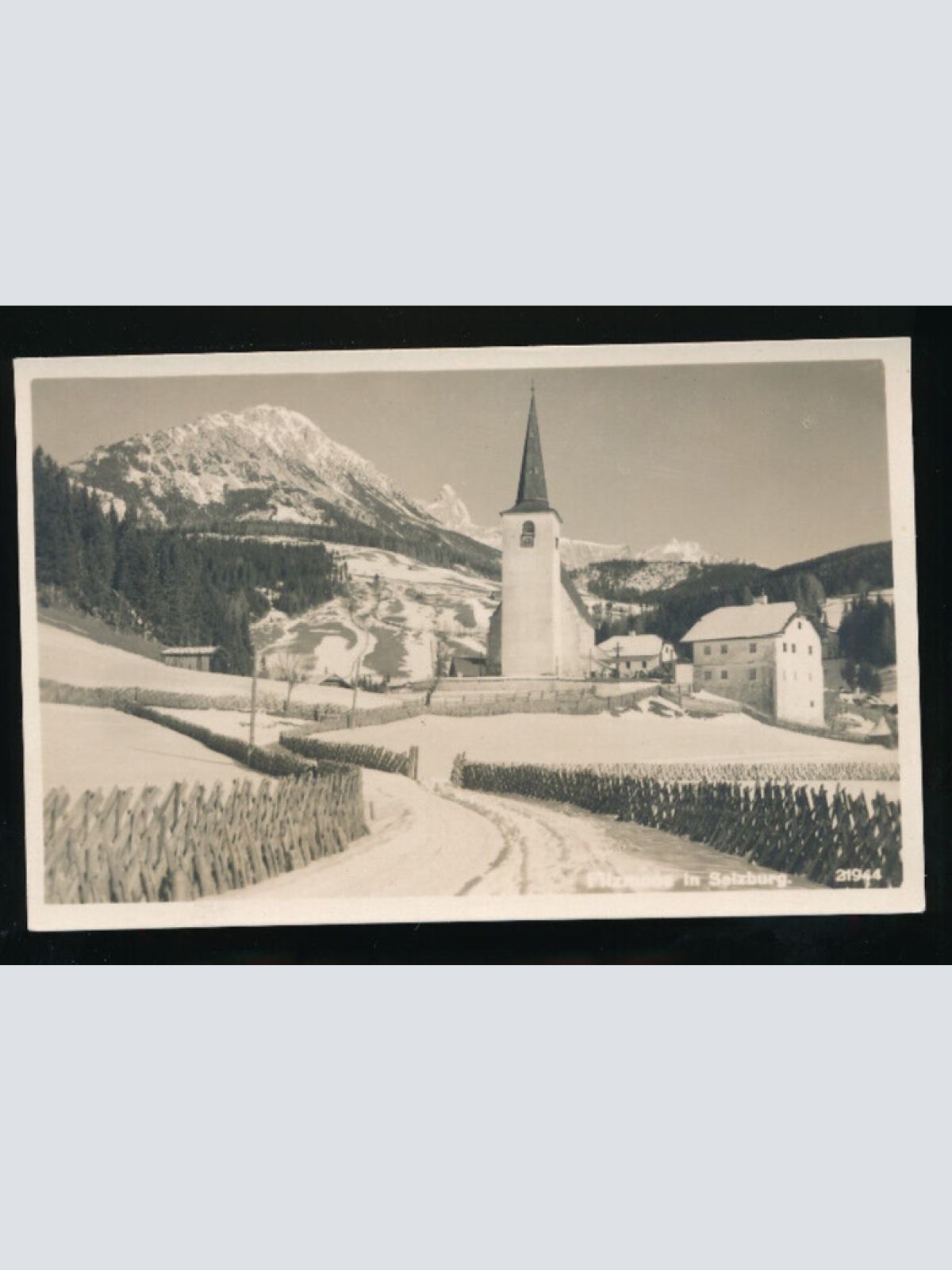 AK aus Filtzmoos in Salzburg Winterkarte (5547)