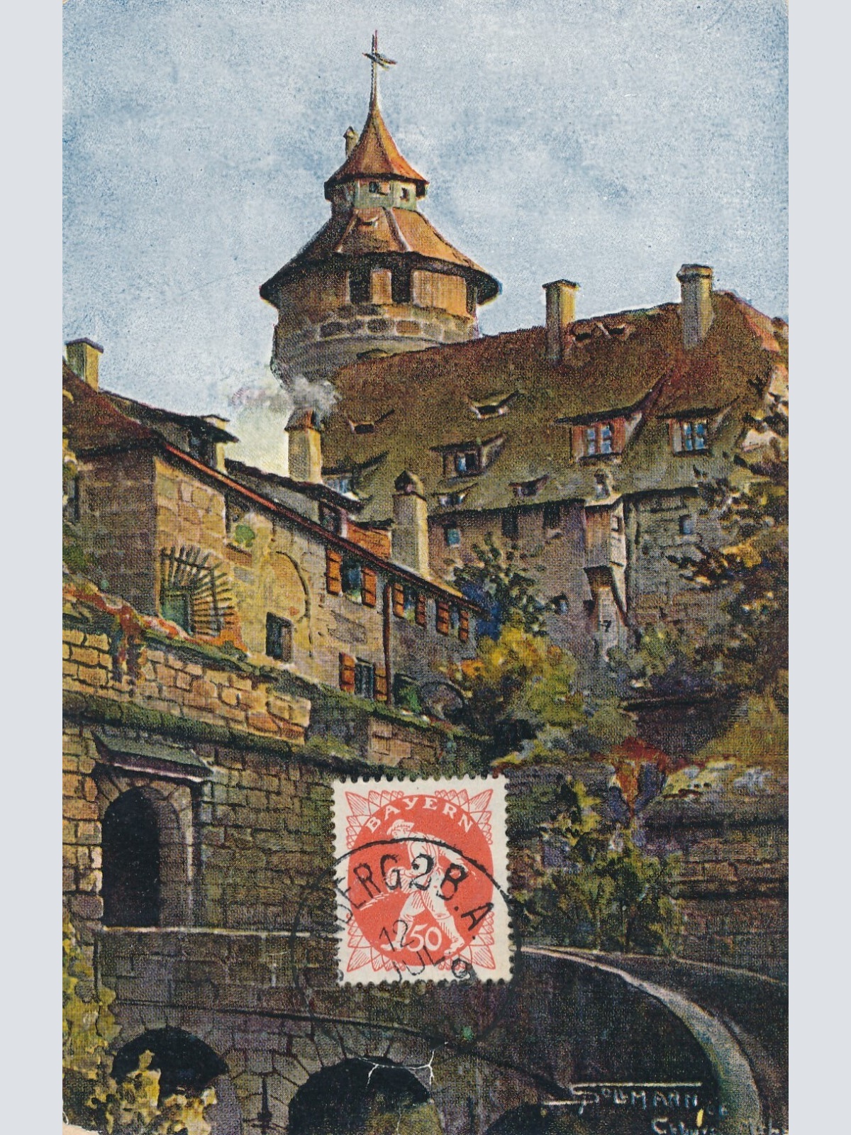 AK, Nürnberg, Vestnertor, Bayern (S1587)