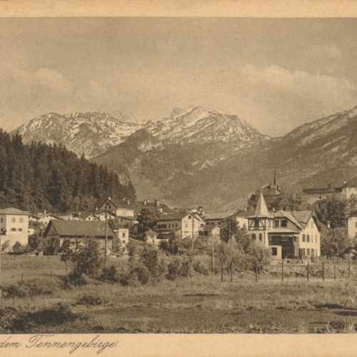 AK, Golling mit dem Tennengebirge (S1303)