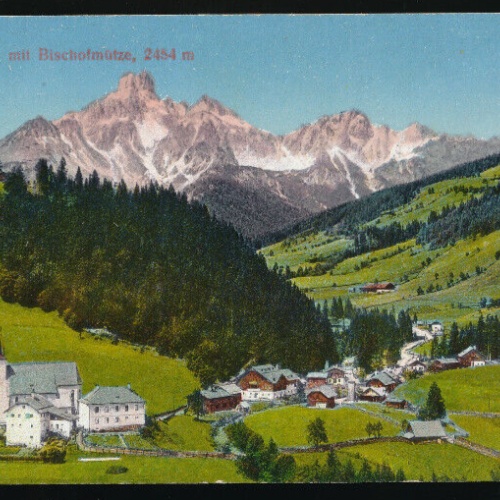 AK aus Filzmoos mit Bischofmütze Salzburg (5899)