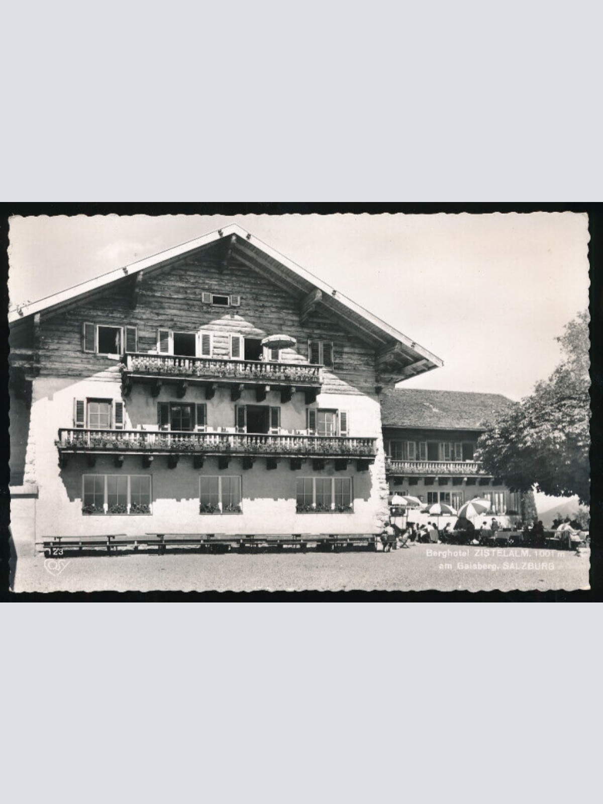 AK von der Zistelalm mit Berghotel Salzburg (5891)