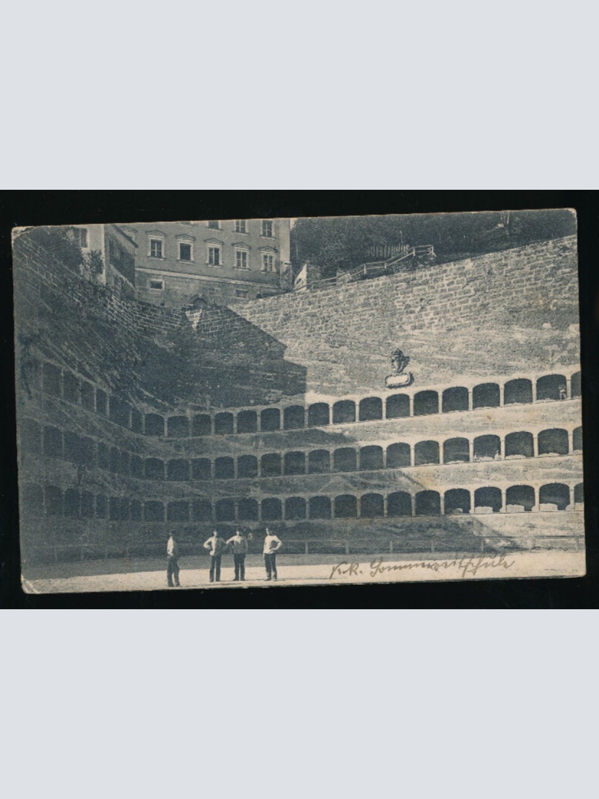 AK aus Salzburg Sommereit Schule Salzburg (5897)