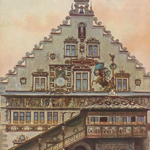AK, Lindau, Bayern, Altes Rathaus, Nordseite (S1708)