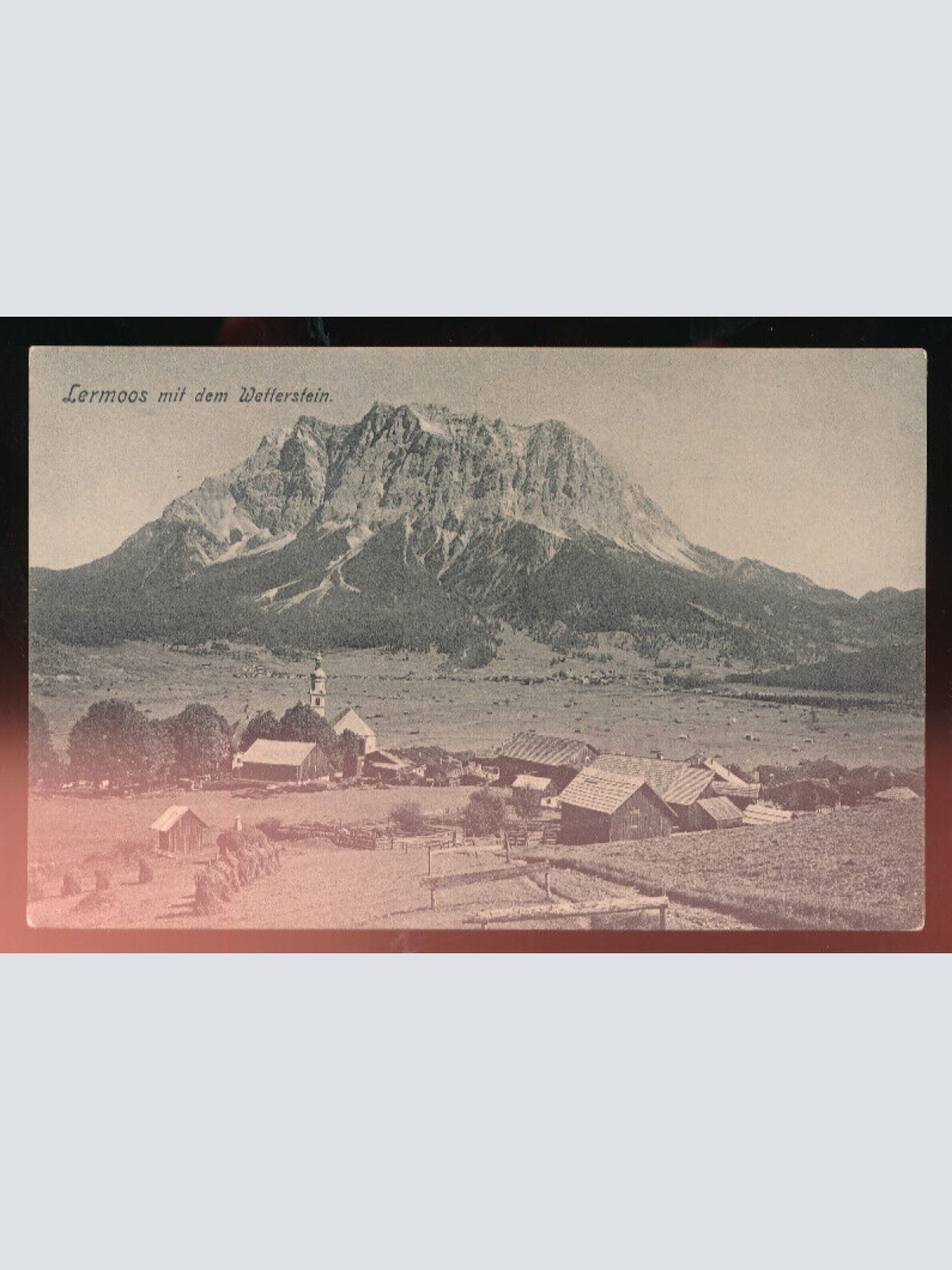 AK aus Leermoos mit dem Wettstein Tirol (5912)