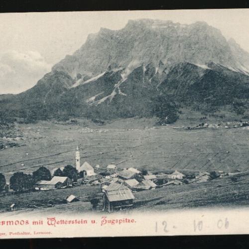 AK aus Leermoos mit dem Wettstein Tirol (5913)