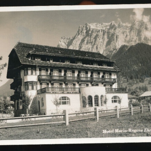 AK aus Ehrwald mit Hotel Maria Regina Tirol (5917)