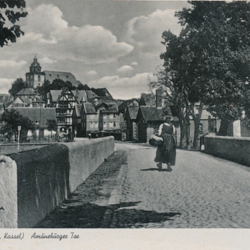 AK, Kirchhain, Kassel, Amöneburger Tor, Hessen (S1678)