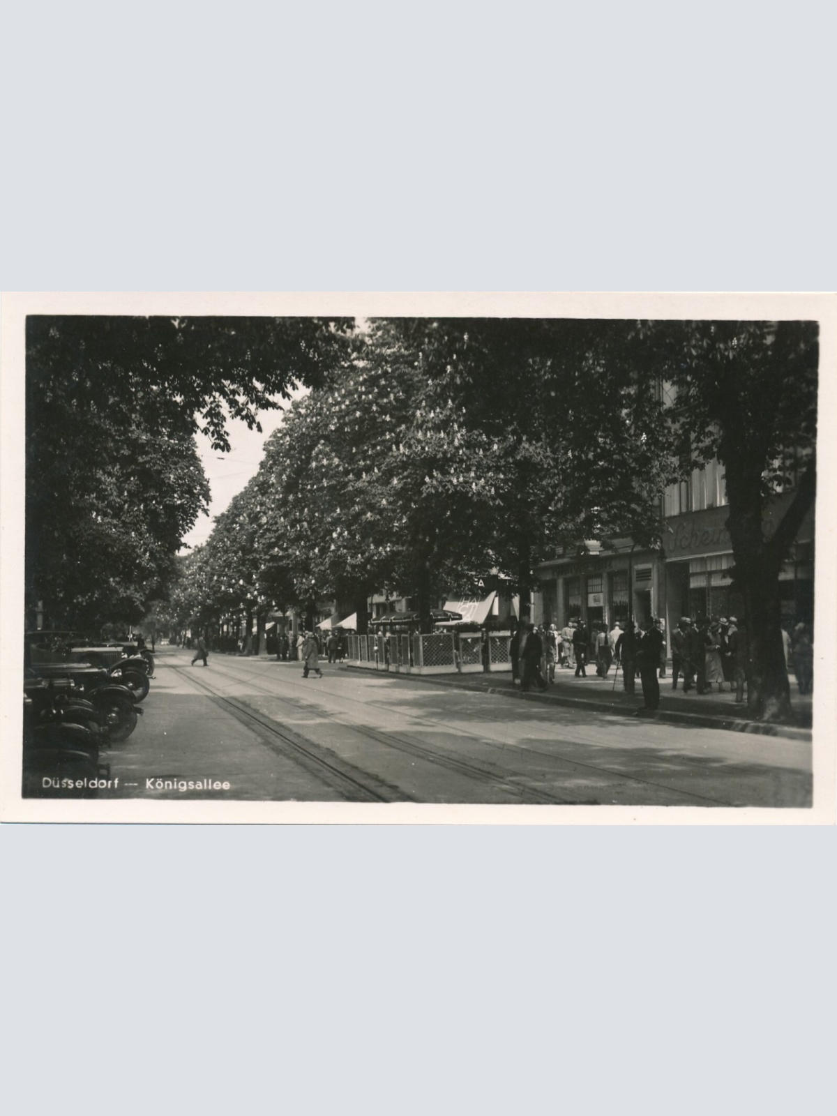 AK, Düsseldorf, Königsallee, Nordrhein-Westfalen (S1674)