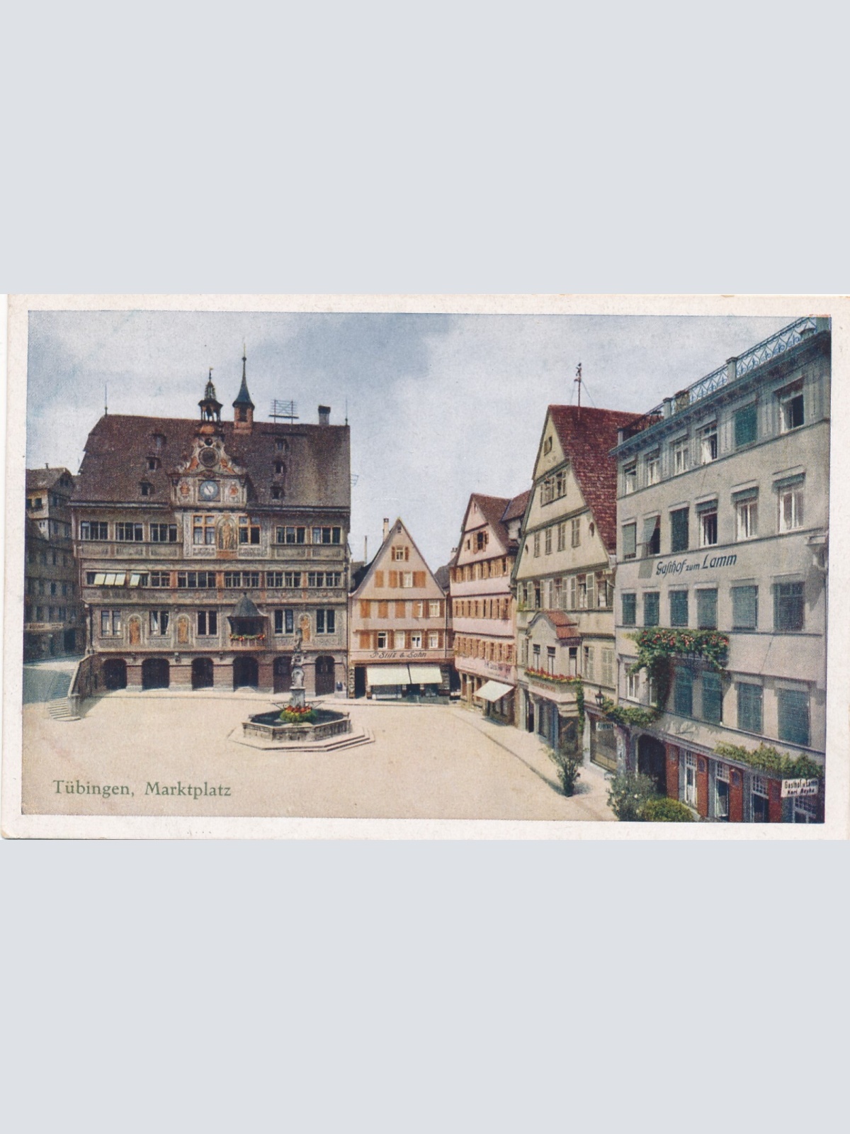 AK, Tübingen, Marktplatz, Baden-Württemberg (S1696)