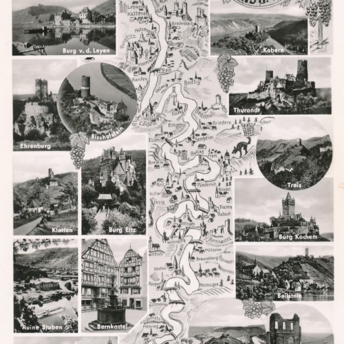 AK, Die Mosel zwischen Koblenz und Trier, Rheinland-Pfalz (S1682)
