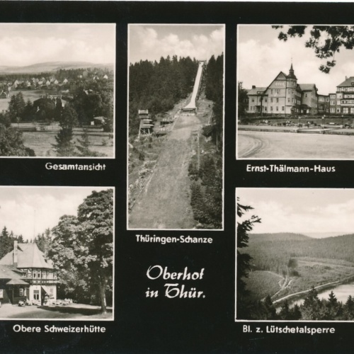 AK, Oberhof in Thüringen, Obere Schweizerhütte (S1691)