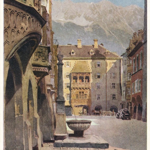 AK, Innsbruck, Das Goldene Dachl, Tirol (S1559)