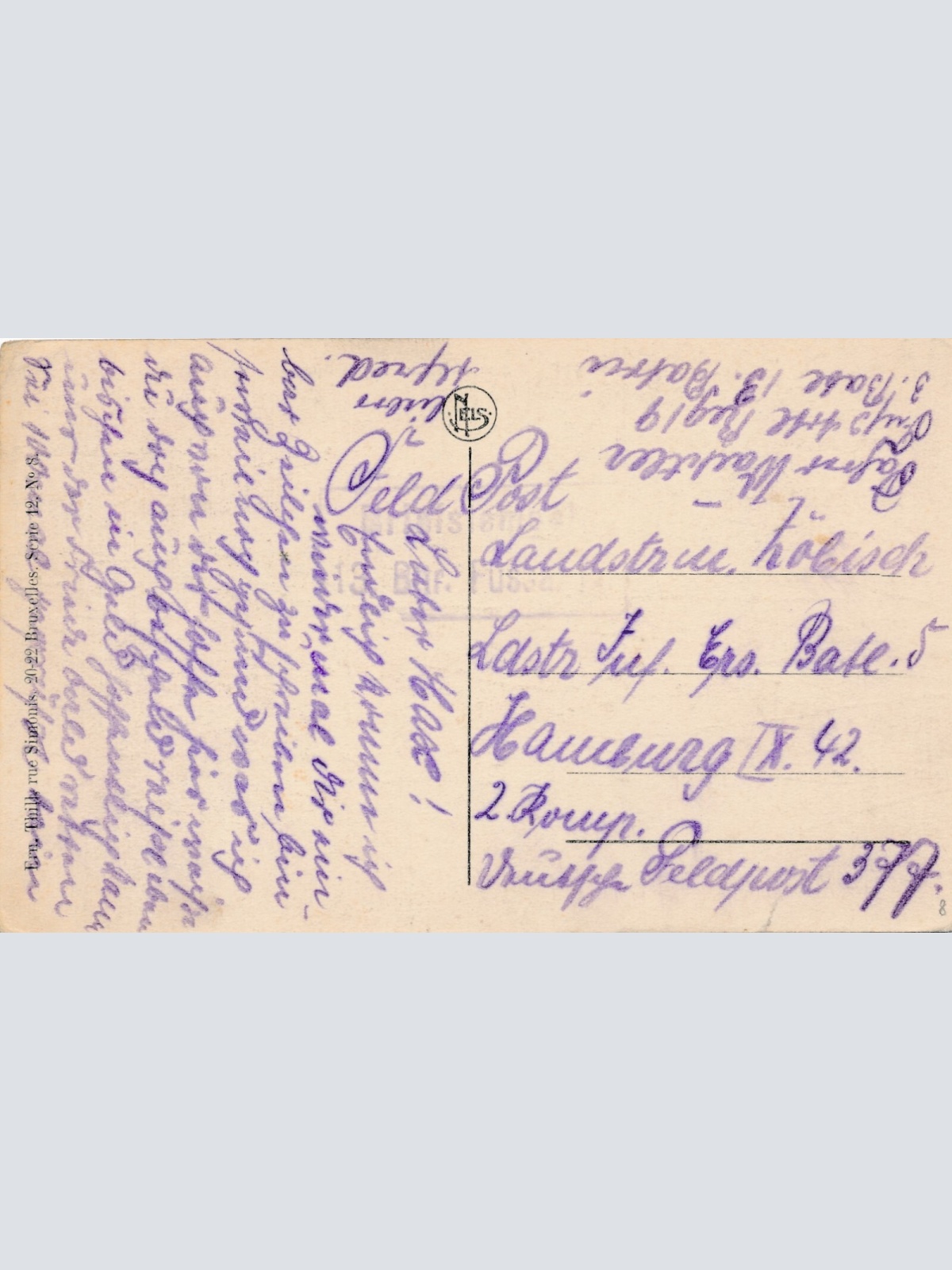 AK, Bruges, Qual du Rosaire vers le Dyver, Belgien (S1878)