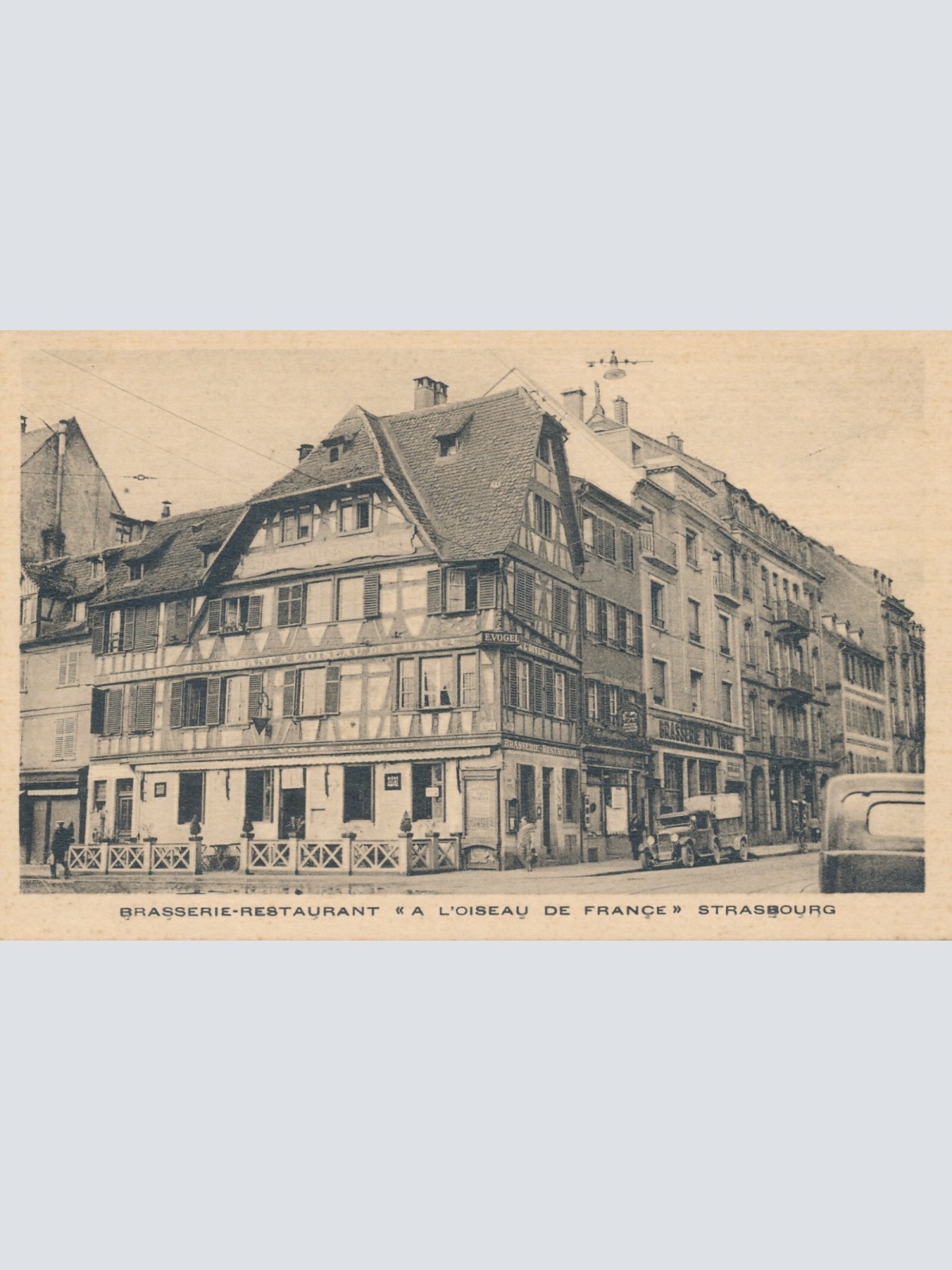 AK, Brasserie-Restaurant, a L'oiseau de France, Strasbourg (S1894)