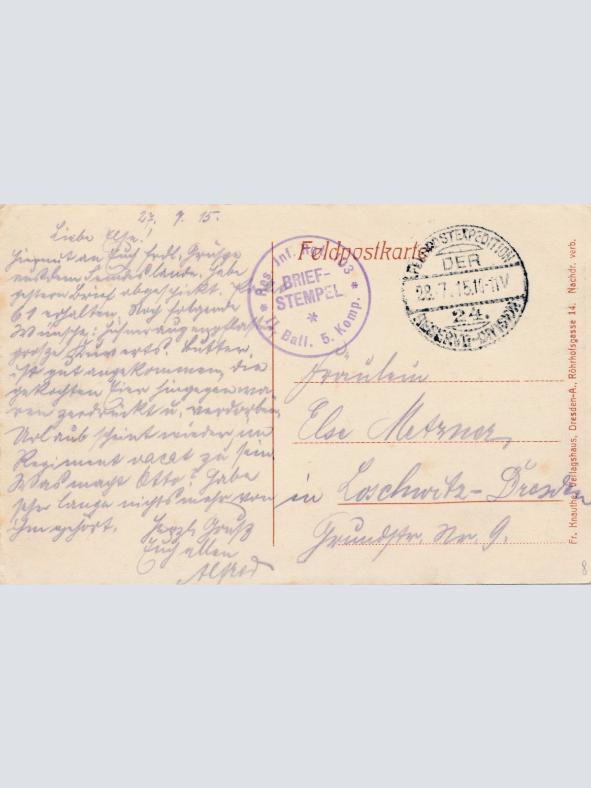 AK, Verdun, Frankreich (S1895)