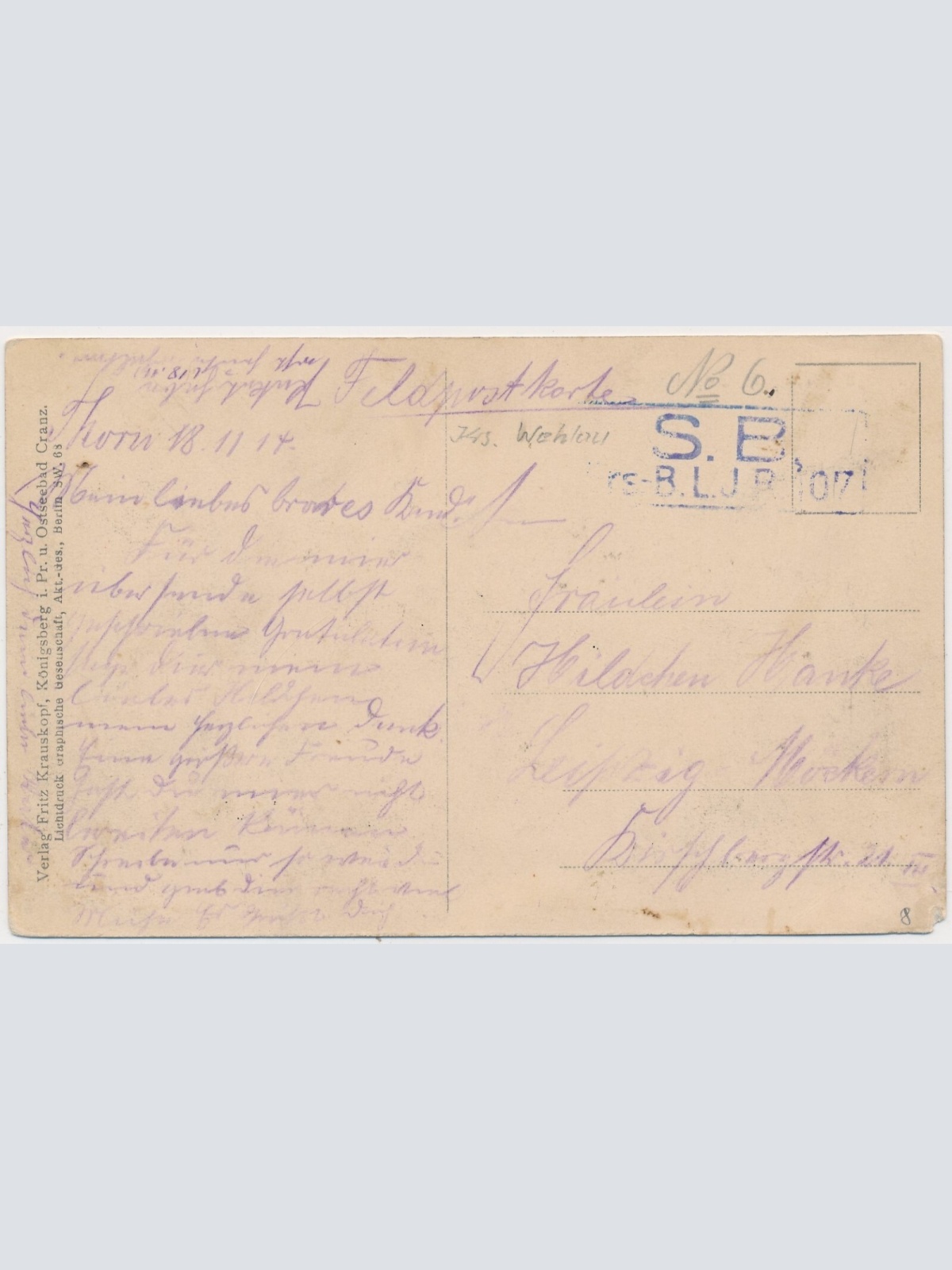 AK, Der Krieg in Ostpreussen, Brücke in Allenburg (S1900)