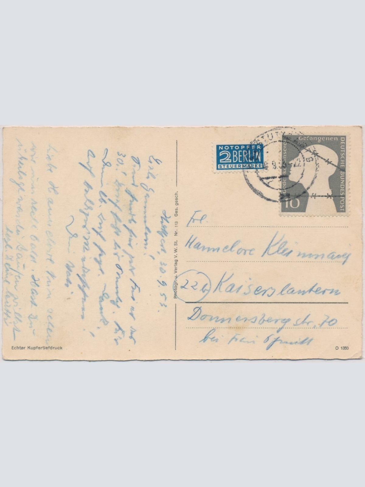 AK, Stuttgart, Partie am Königsbau, Baden-Württemberg (S1577)